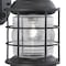 Vaxcel Hyannis 1 Light Black Coastal Lantern Cylinder Outdoor Wall Lantern Clear Glass OW37081TB - alternate 3
